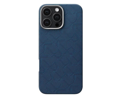 Etui / obudowa na smartfona PITAKA Tactile Woven Case PTK Dark Blue iPhone 16 Pro